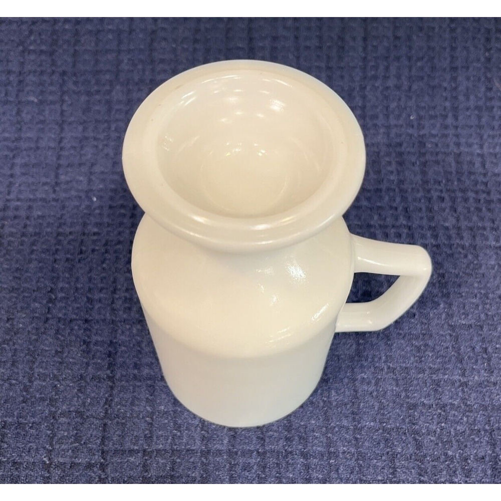 Vintage Walt Disney World Castle "DAD" White Milk Glass Footed Pedestal Mug EUC! - Picture 6 of 6
